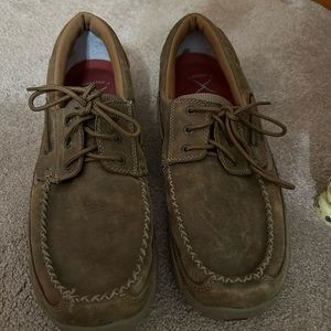 Twisted X men’s loafers.